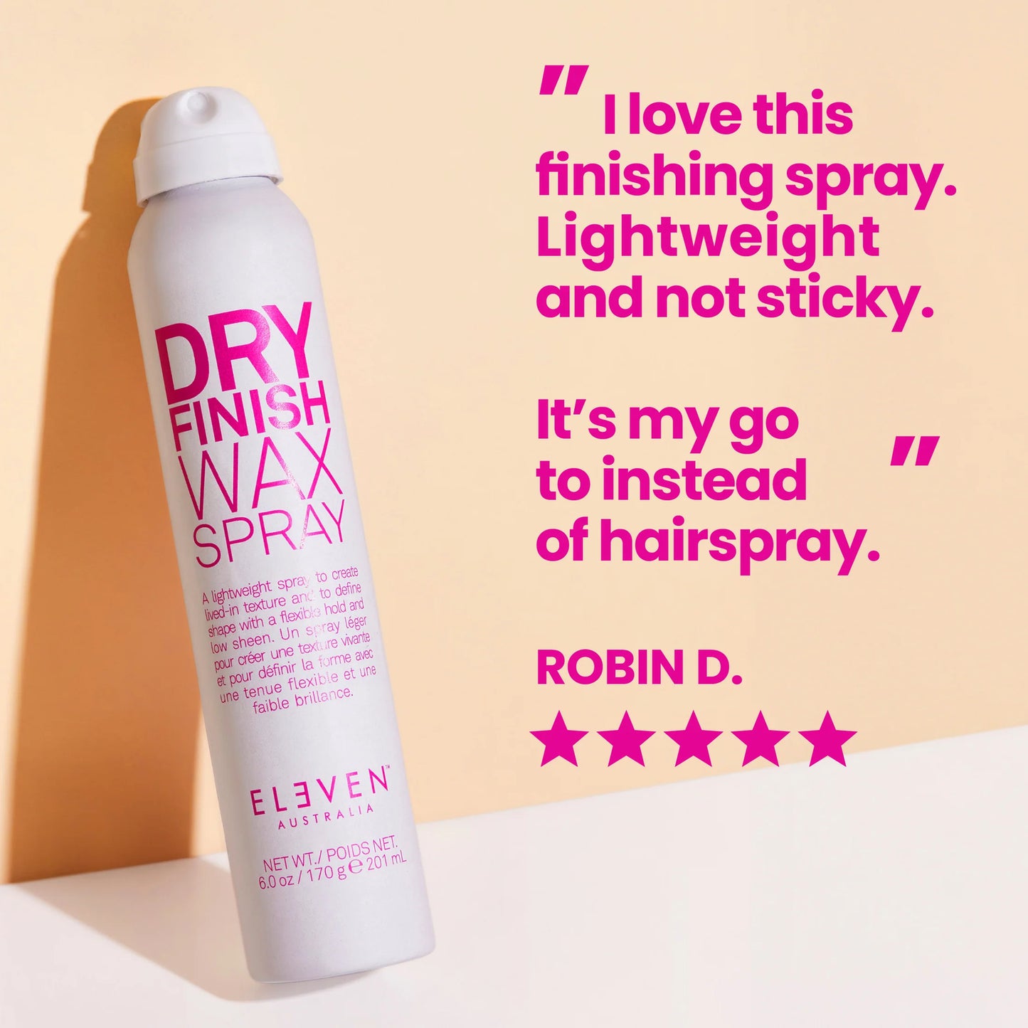 DRY FINISH WAX SPRAY 6 OZ - Eleven Australia