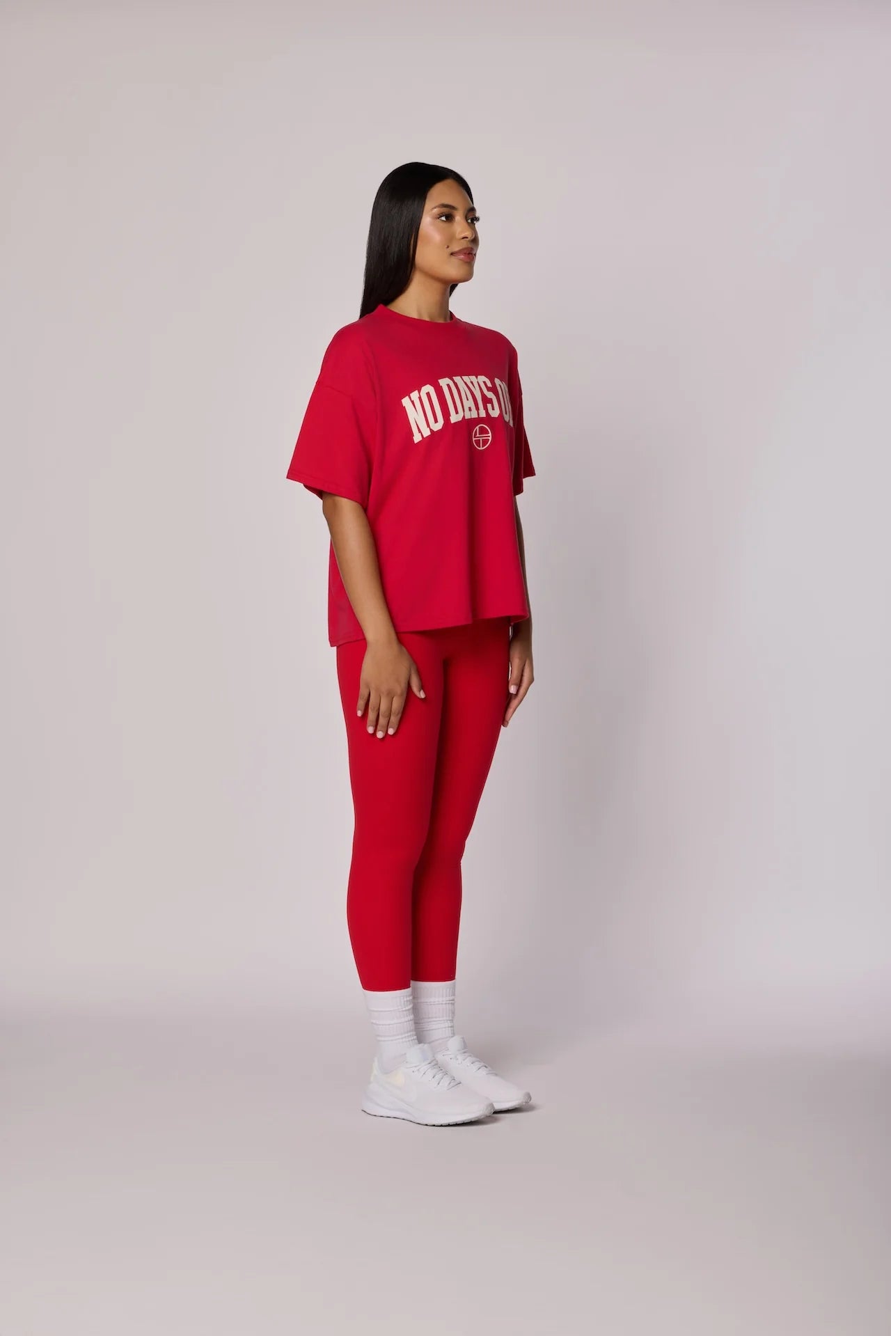 "NO DAYS OFF" Tee - MAGA Red