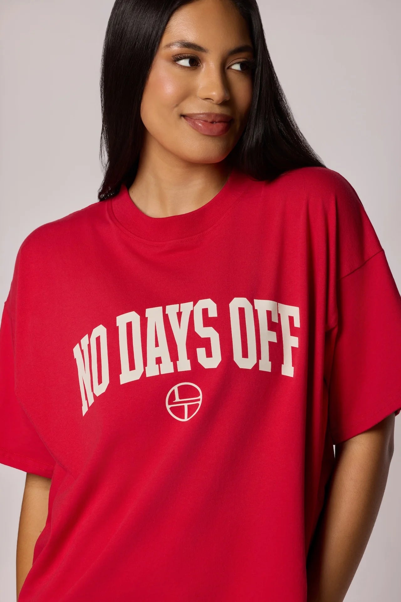 "NO DAYS OFF" Tee - MAGA Red