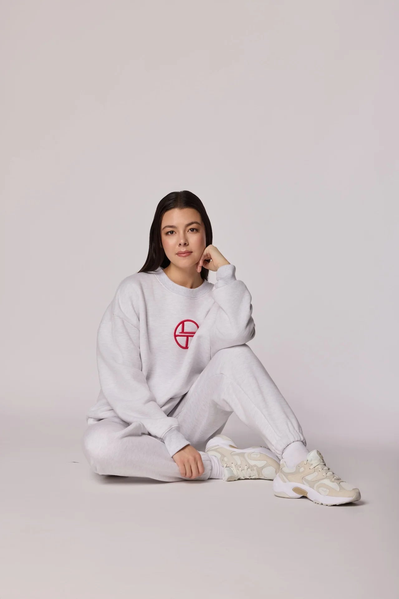LT Oversized Crewneck Sweatshirt - Heather Grey