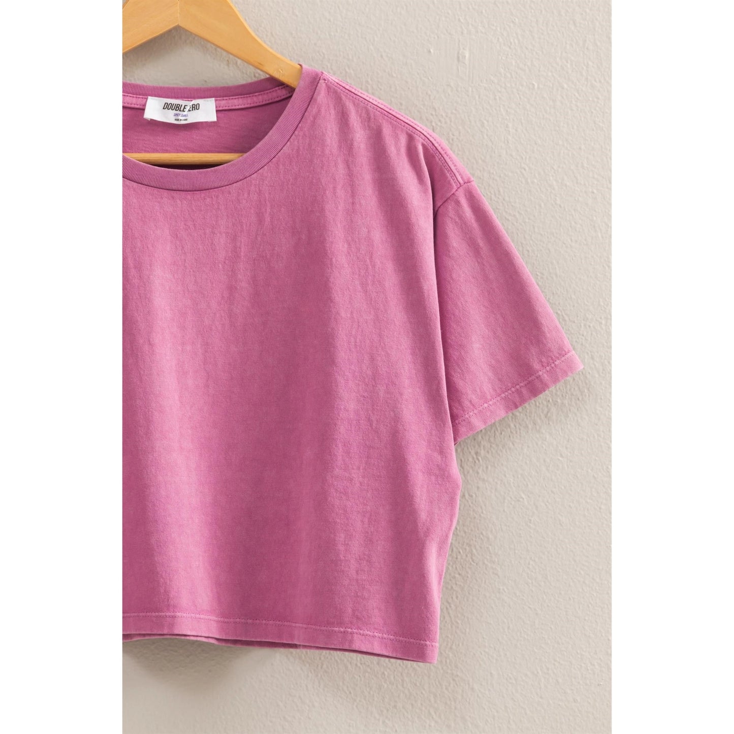 Washed Cropped Tee