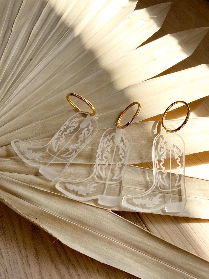 Cowboy Boot Keychain