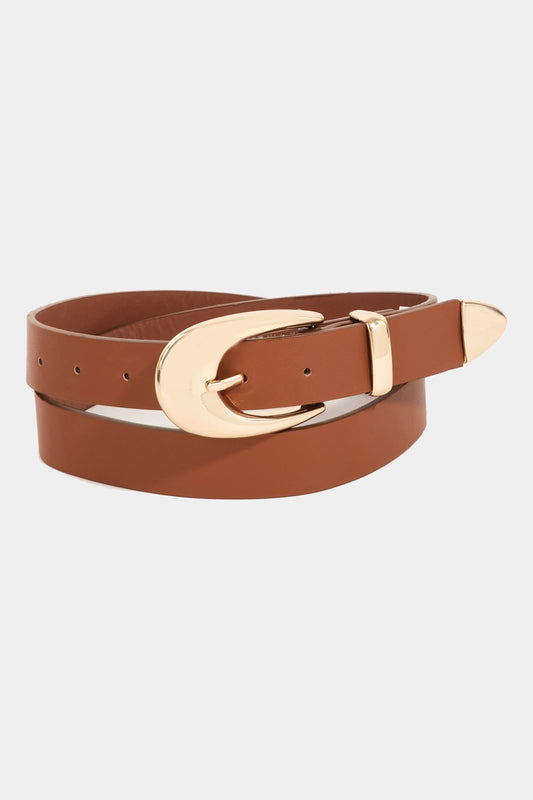 Faux Leather Belt