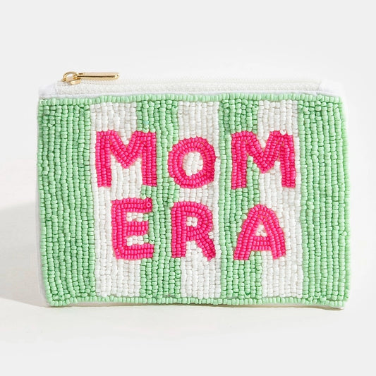 Mom Era Beaded Coin Purse