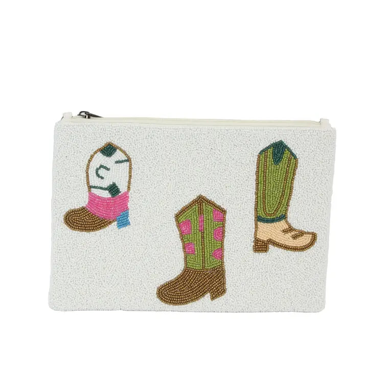 Cowboy Boots beaded coin purses