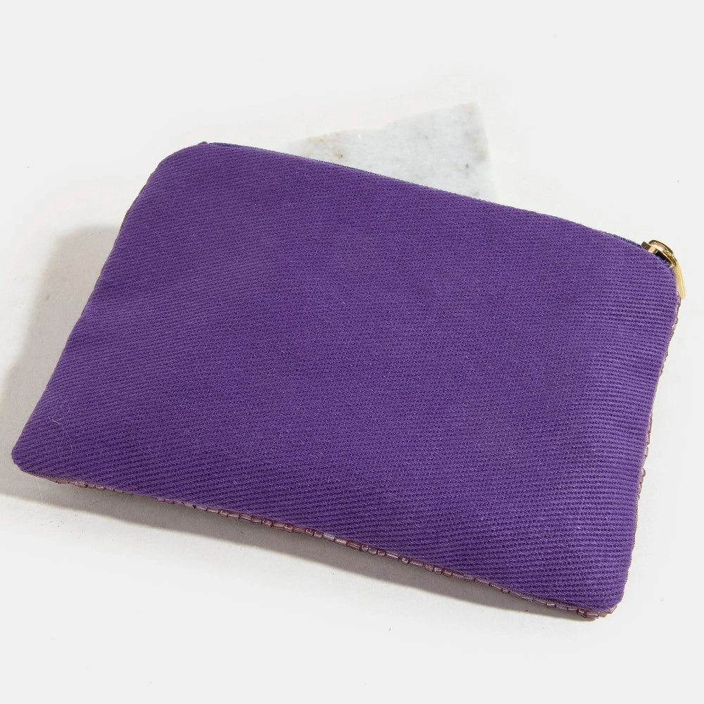 You Cant't Afford Me Beaded Coin Purse