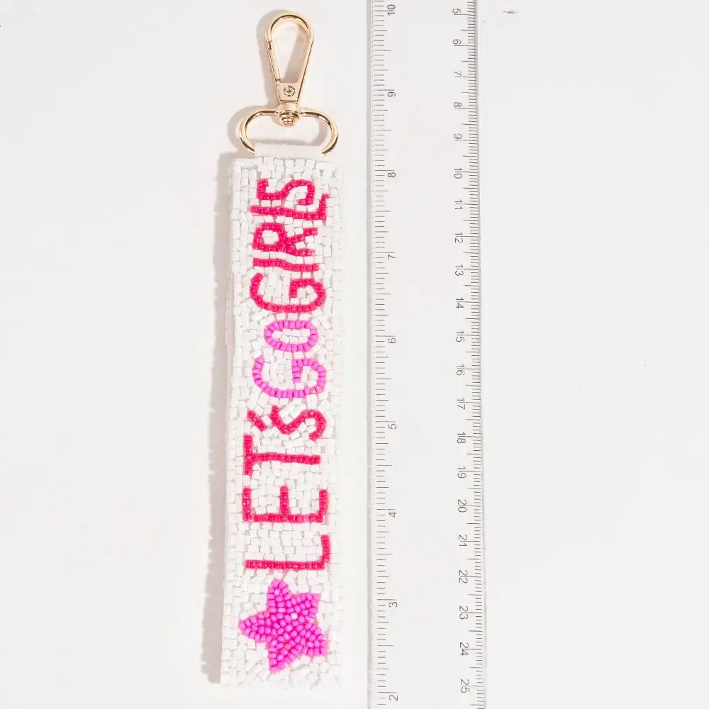 Let's Go Girls Keychain