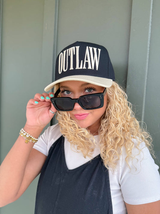 Outlaw Puff Embroidered Trucker Hat
