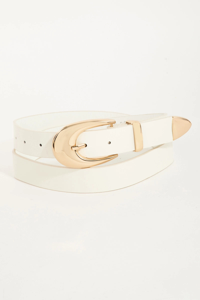 Faux Leather Belt