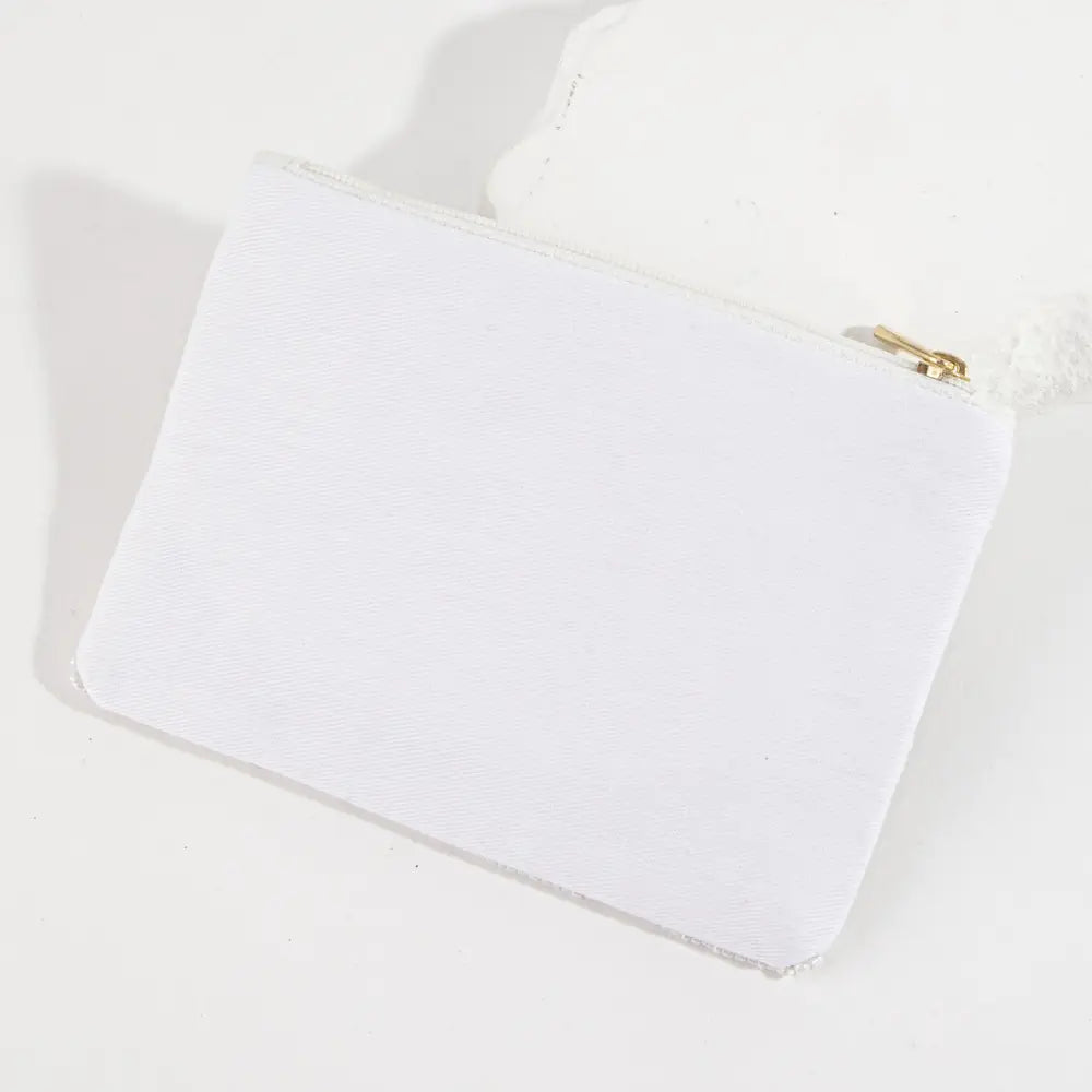 God Is Good Floral Beaded Coin Purse