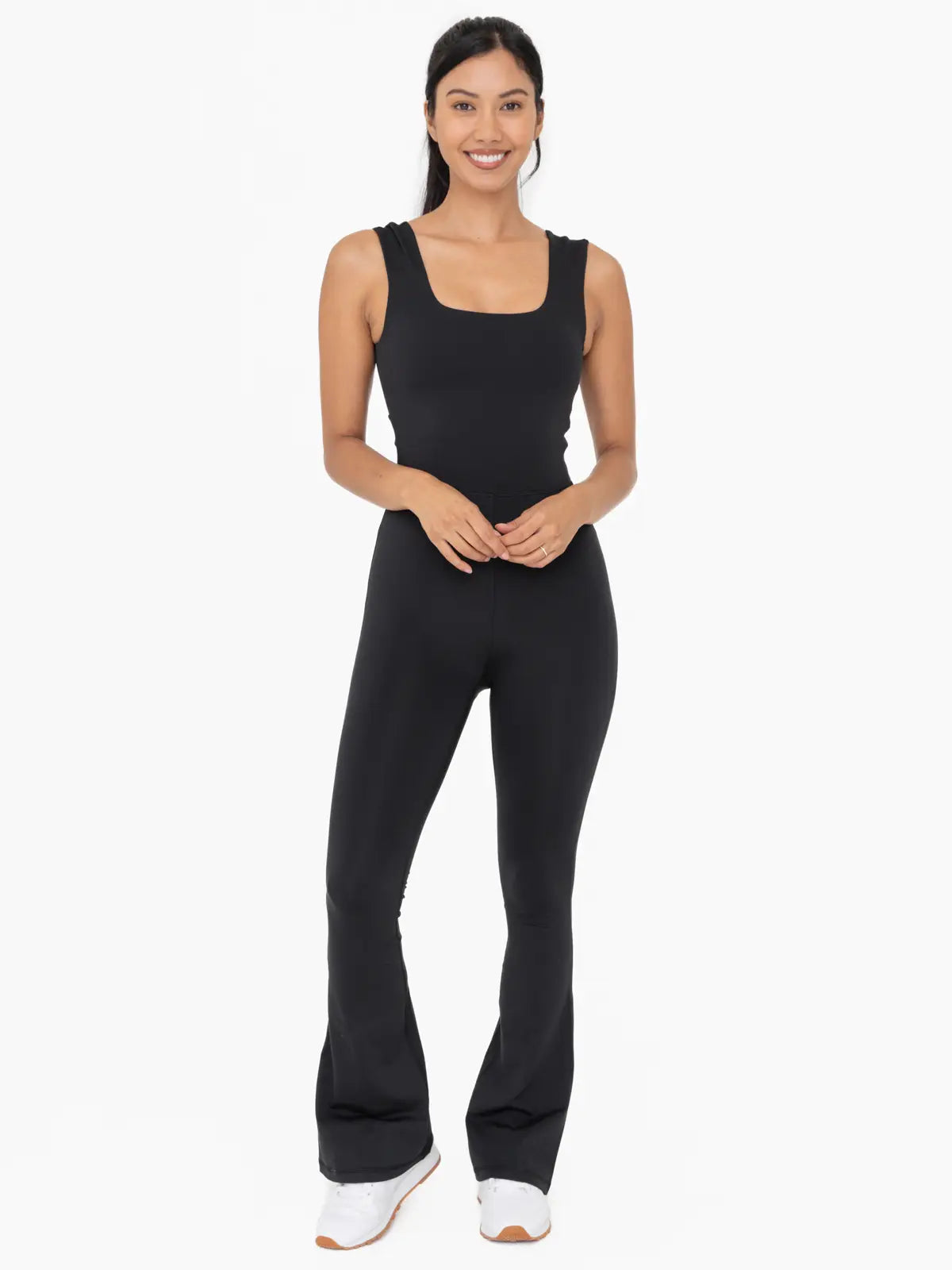 Venice Twisted Back Flared Jumpsuit