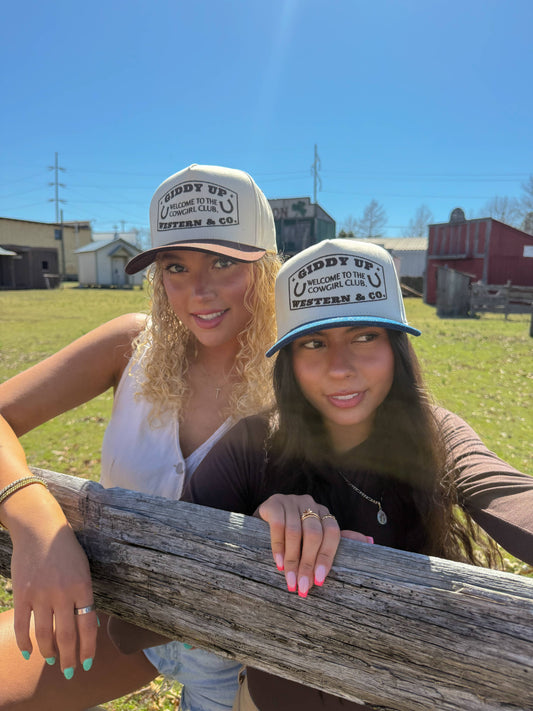 Giddy Up Embroidered Trucker Hat