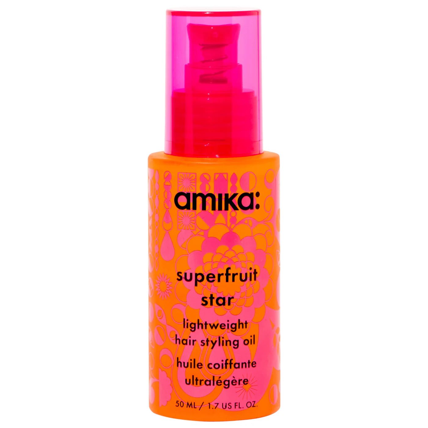superfruit star lightweight hair styling oil 1.7 oz /  1.7 ml - amika