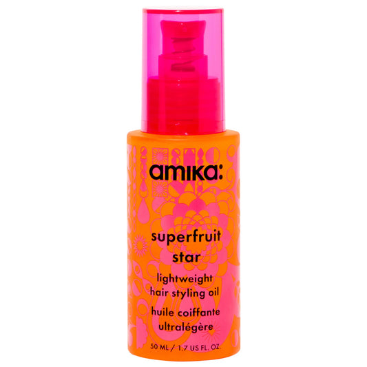 superfruit star lightweight hair styling oil 1.7 oz /  1.7 ml - amika