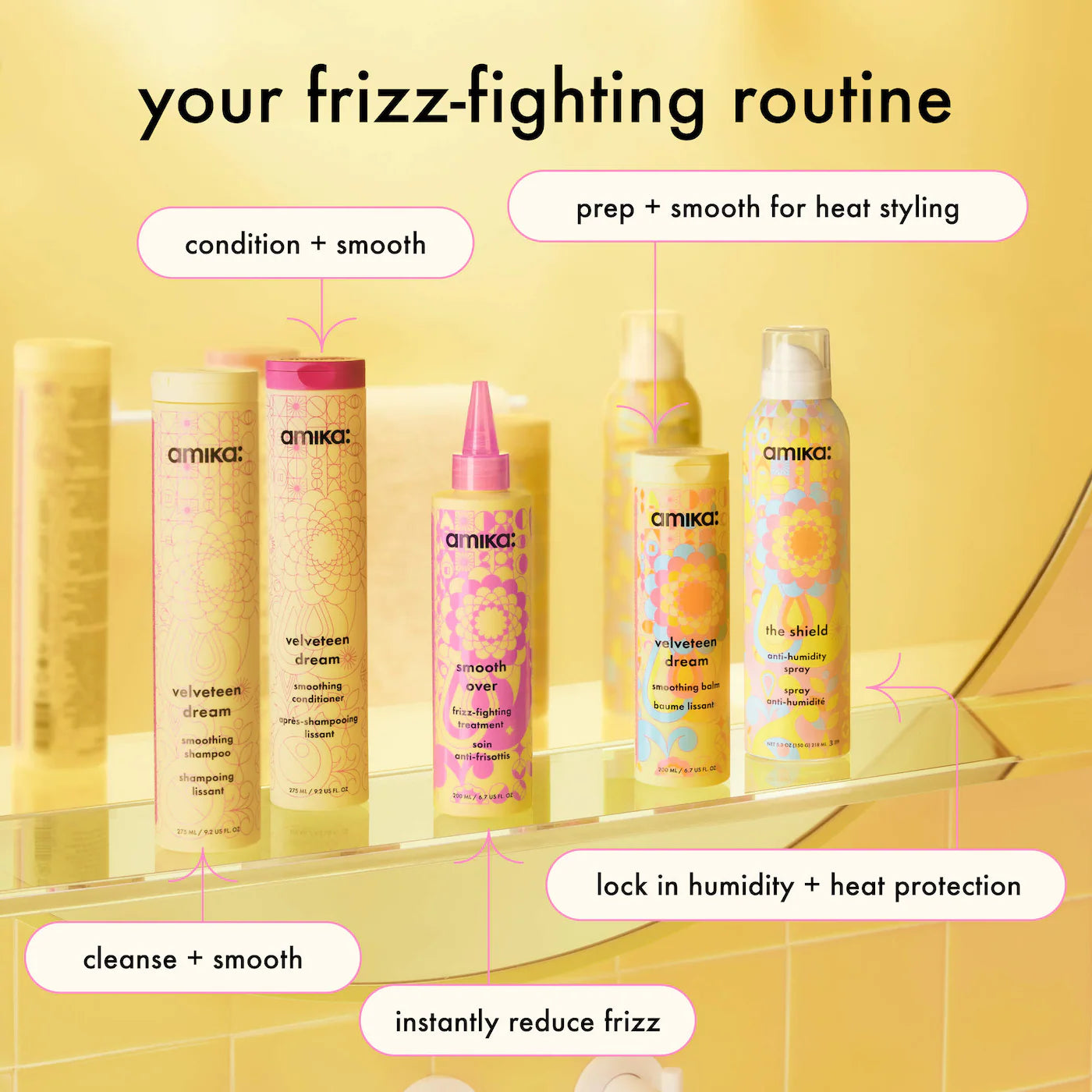 the shield anti-humidity spray 5.3 oz/ 218 ml - amika